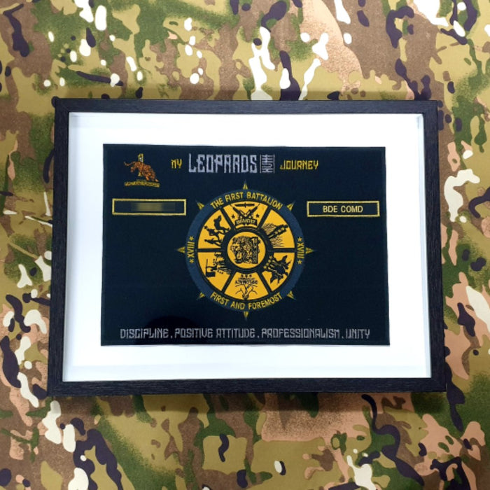 (Get a Quote) Customised Soldier's Journey Military Embroidery Frame