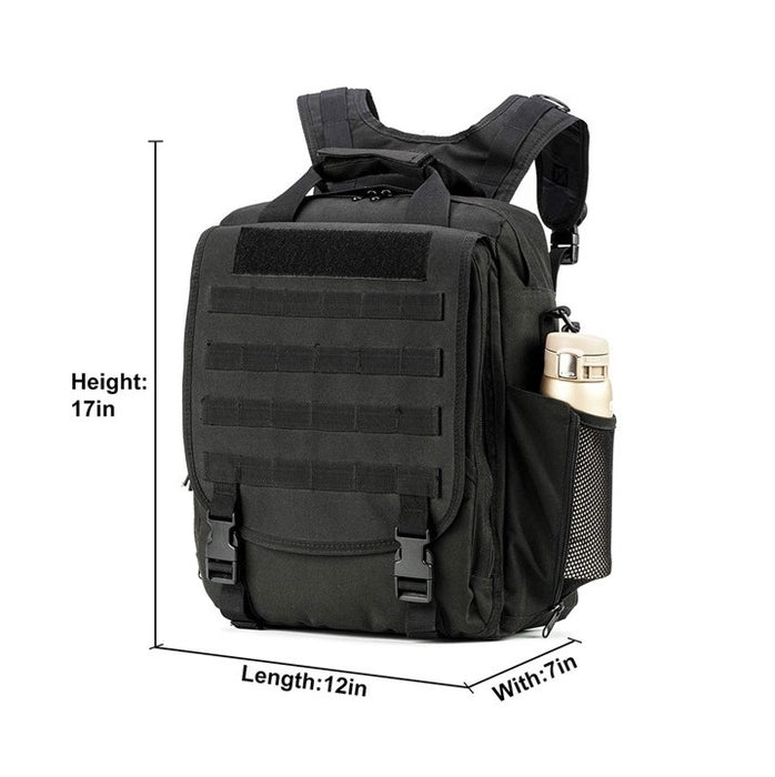 Military MOLLE Laptop Backpack, Black — G MILITARY