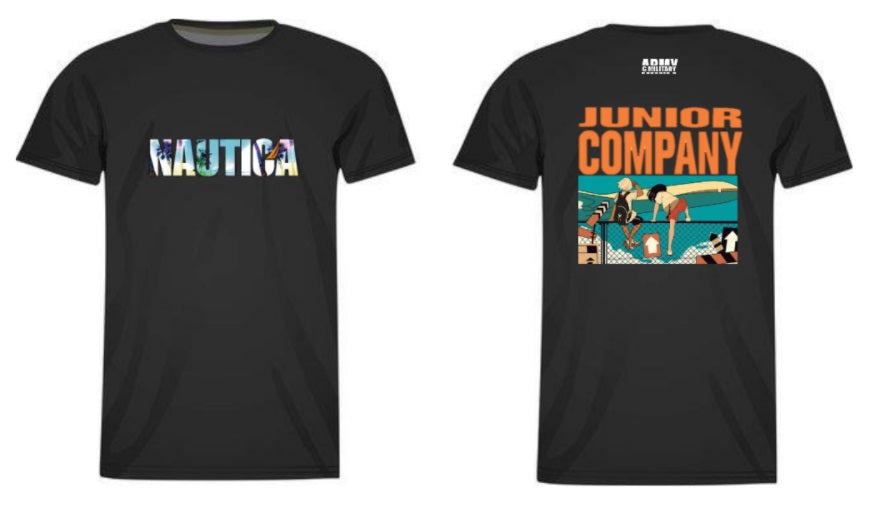 Nautica Junior Company Casual Short Sleeve T-Shirt Black