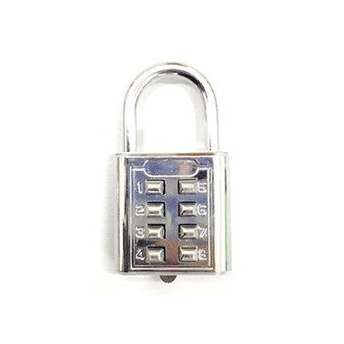 Number Locks, 8 Digit Lock, Silver