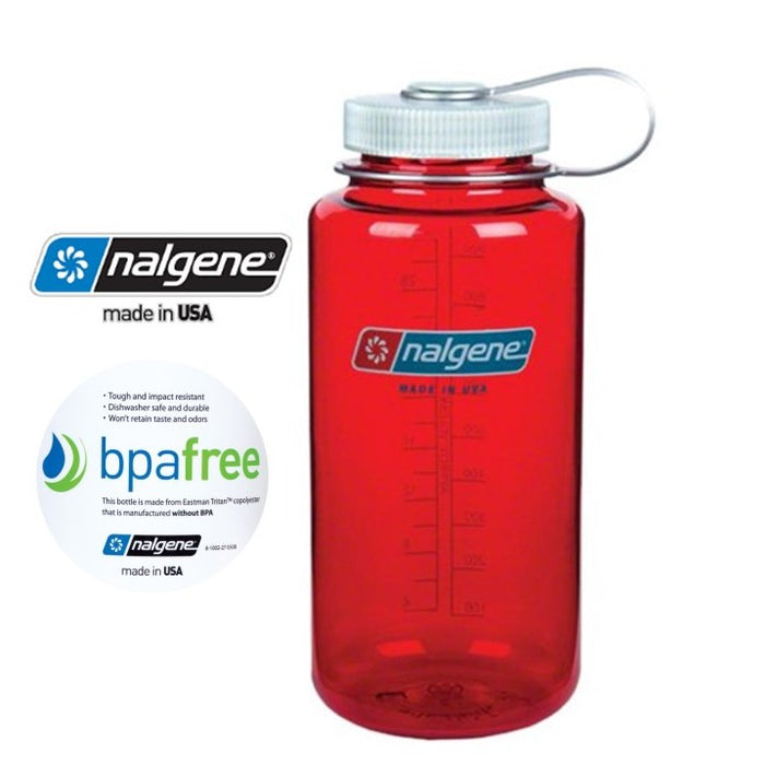 Nalgene 32oz Wide mouth 1000ml Outdoor Red