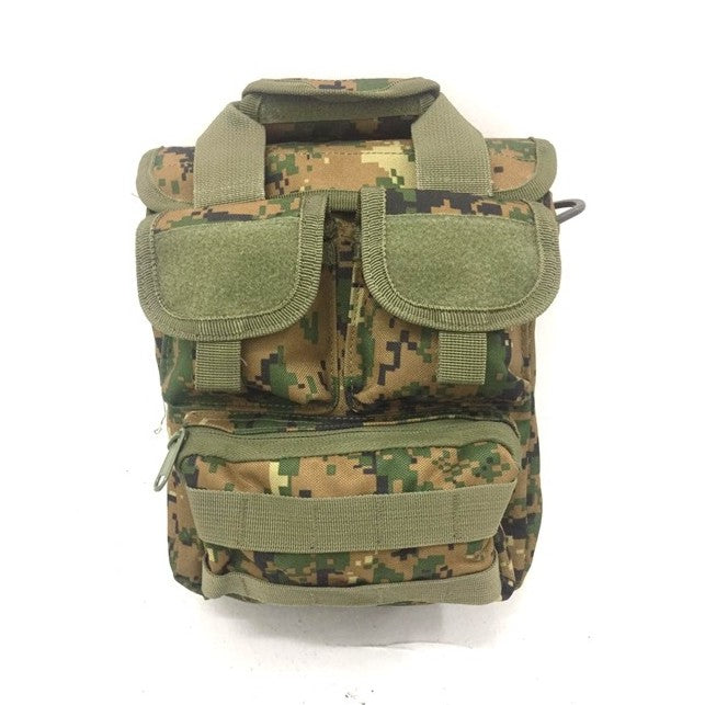 Military Sling handle Pack, Pixel Green