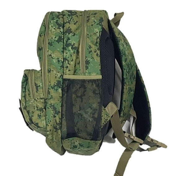 Kids - Warrior Of The Land MOLLE Backpack Pixelised Green