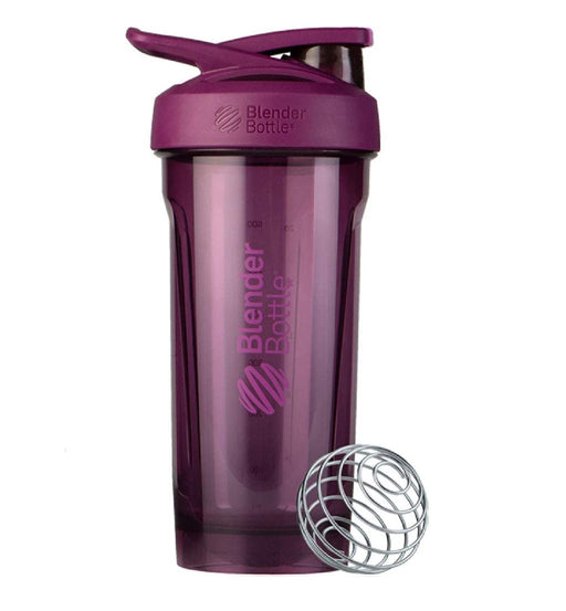BlenderBottle SportMixer 28 oz Tritan Purple Plum Shaker Cup with