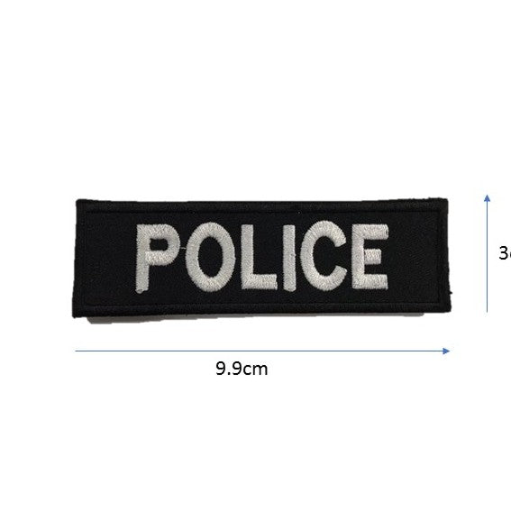 Police Embroidery Patch / Tag  ( Wording)