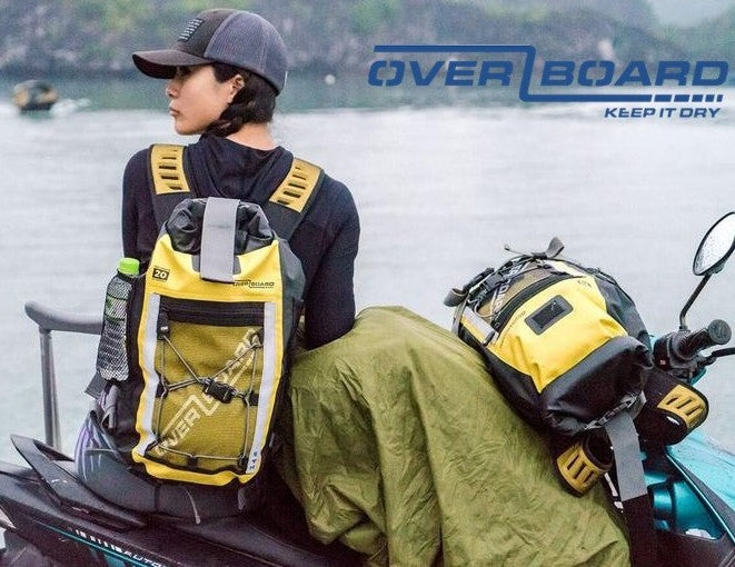 Pro-Sports Waterproof Backpack 20L, OverBoard, Yellow,