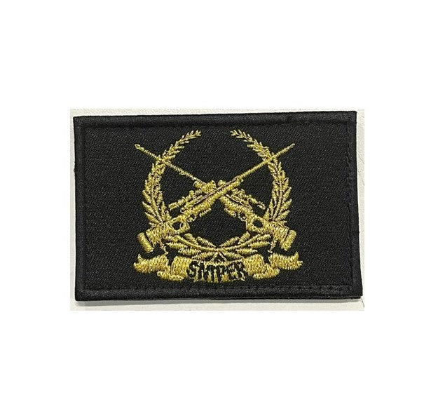 Sniper Badge Gold on Black