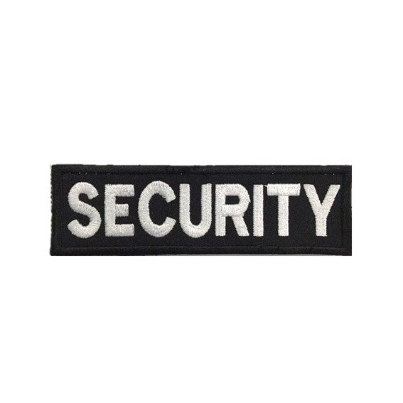 Security Embroidery Patch / Tag ( Wording) — G MILITARY