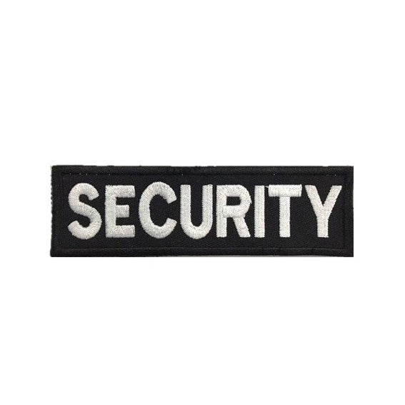 Security Embroidery Patch / Tag ( Wording)