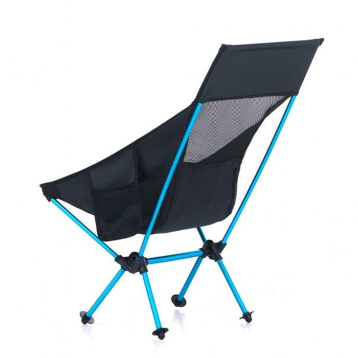 Lightweight Portable Folding Chair , Silver gray