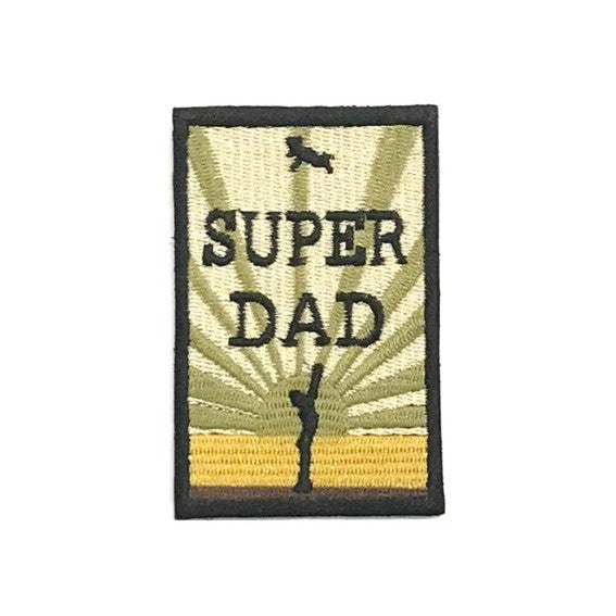 SUPER DAD Patch, Khaki