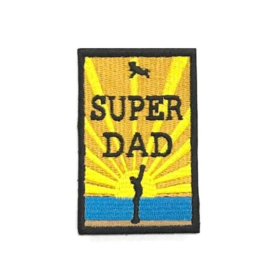 SUPER DAD Patch, Yellow