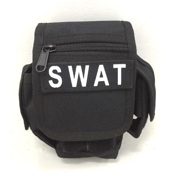 SWAT Military bag Waist pack Tactical Utility Tool Drop Pouch Carrier, Black