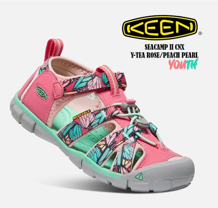 KEEN SEACAMP II CNX Youth Tea Rose/Peach Sandals